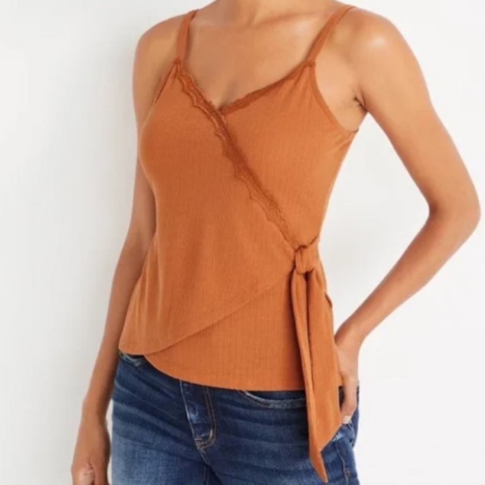 NWOT Maurices Faux Wrap Top